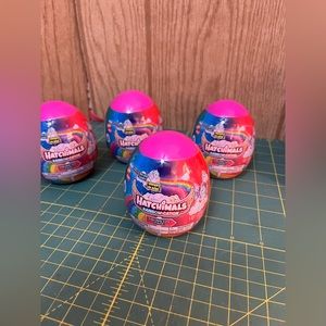 Hatchimals Rainbow-cation Sibling Luv Pack Pink Egg 4 pack lot new.
